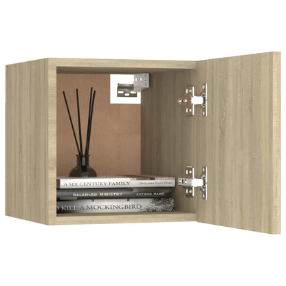 3078961 vidaXL 8 Piece TV Cabinet Set Sonoma Oak Engineered Wood (2x804518+804492)