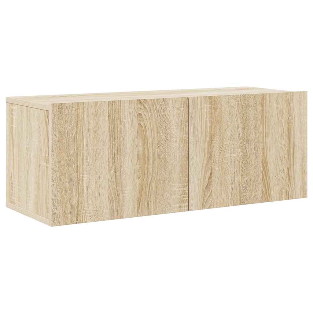 8 Piece TV Cabinet Set Sonoma Oak Engineered Wood