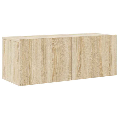 8 Piece TV Cabinet Set Sonoma Oak Engineered Wood