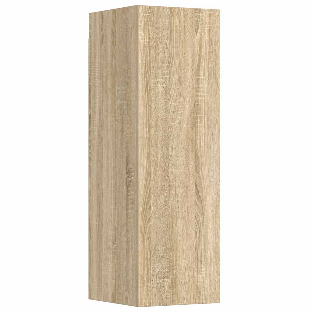 3 Piece TV Cabinet Set Sonoma Oak Engineered Wood