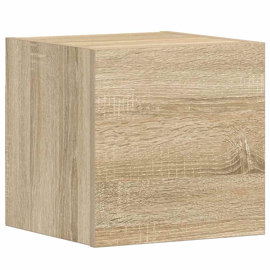 3 Piece TV Cabinet Set Sonoma Oak Engineered Wood