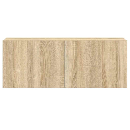 3 Piece TV Cabinet Set Sonoma Oak Engineered Wood