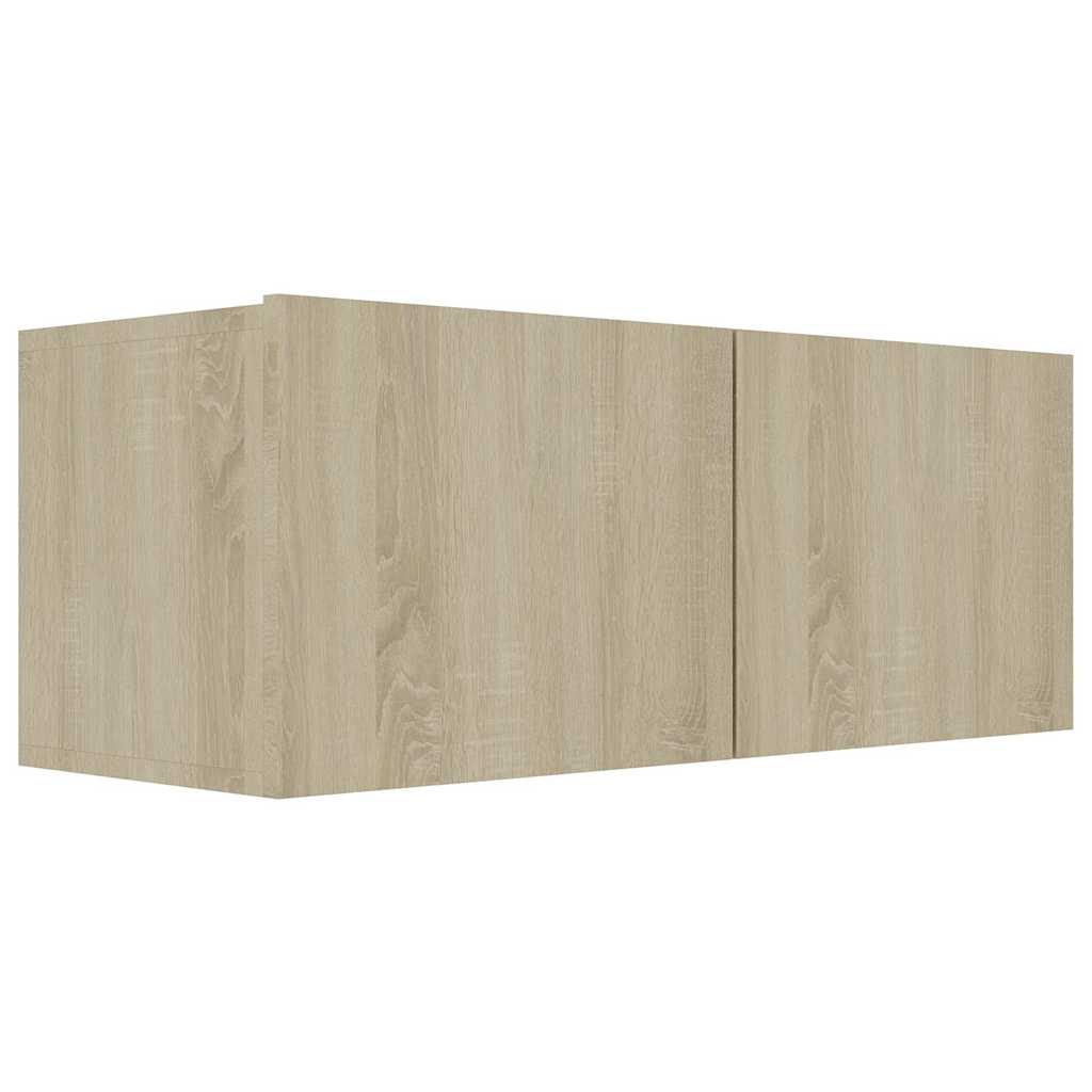 3 Piece TV Cabinet Set Sonoma Oak Engineered Wood