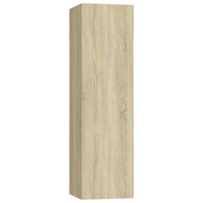 5 Piece TV Cabinet Set Sonoma Oak Engineered Wood