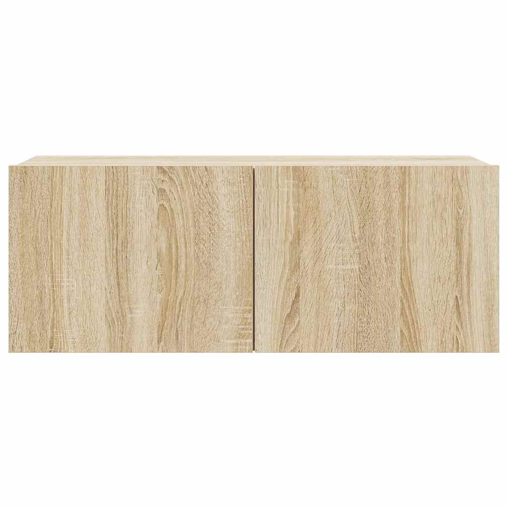 6 Piece TV Cabinet Set Sonoma Oak Engineered Wood