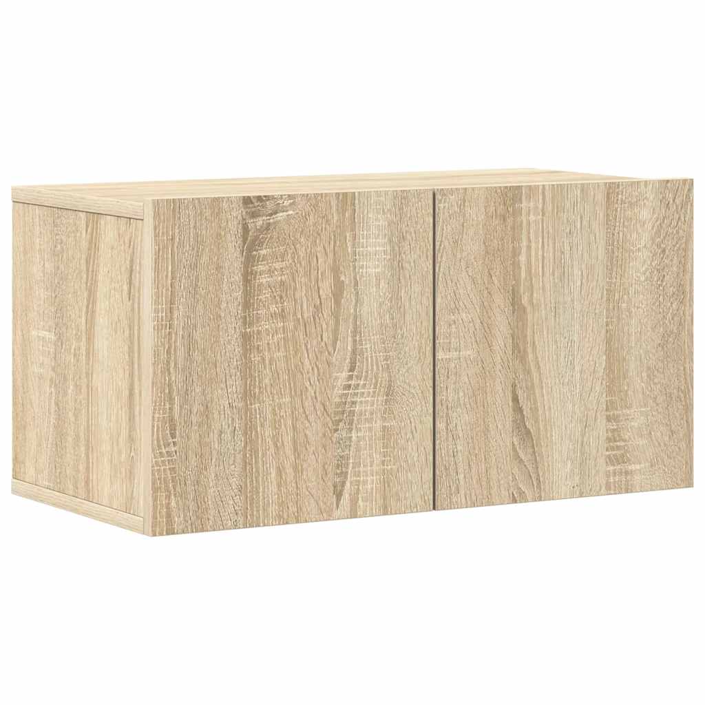 8 Piece TV Cabinet Set Sonoma Oak Engineered Wood