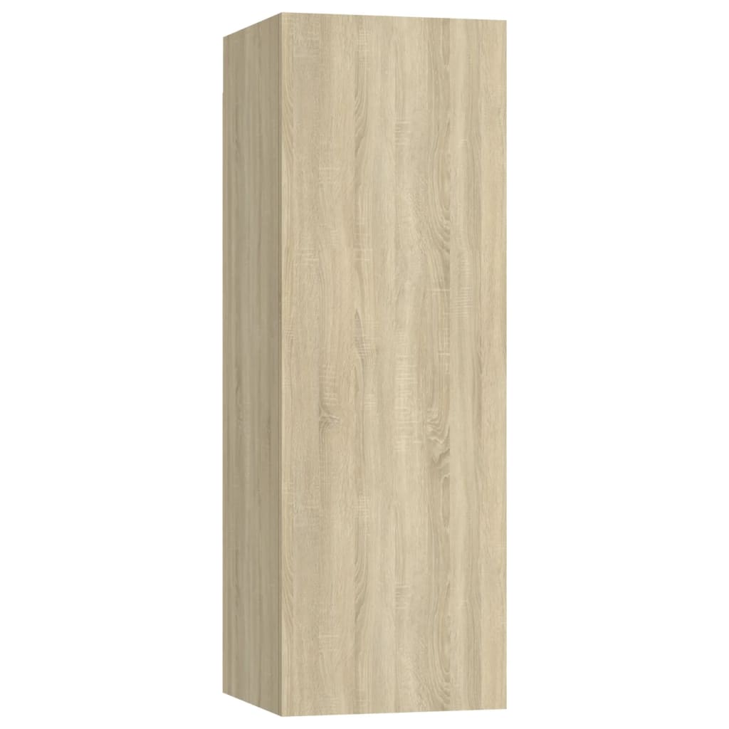 4 Piece TV Cabinet Set Sonoma Oak Engineered Wood