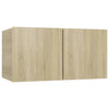 10 Piece TV Cabinet Set Sonoma Oak Engineered Wood