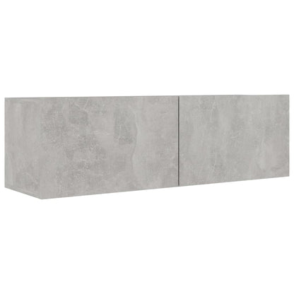 3079069 vidaXL 8 Piece TV Cabinet Set Concrete Grey Engineered Wood (801485x4+804495)