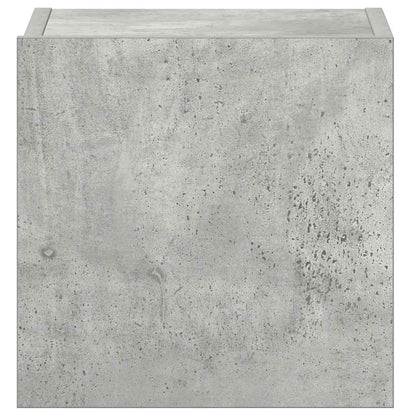 3 Piece TV Cabinet Set Concrete Grey Engineered Wood