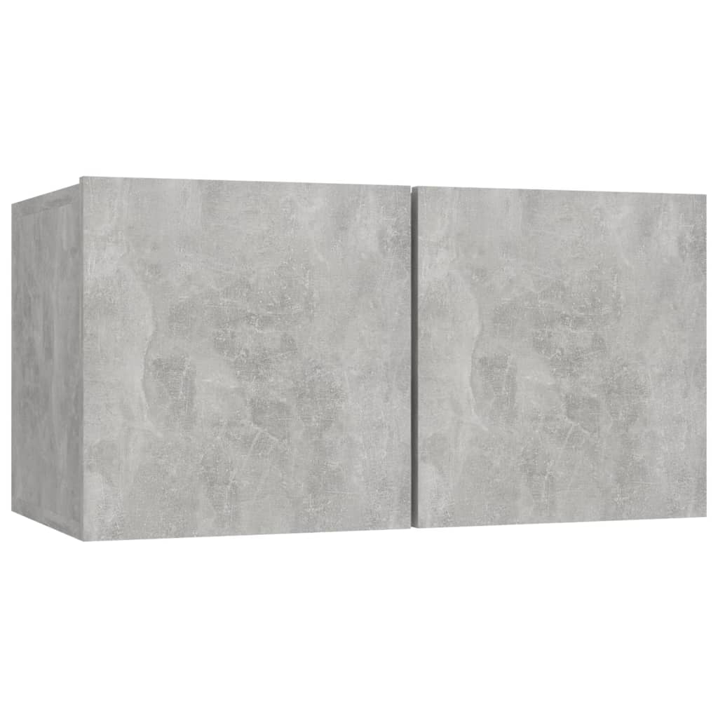 TV Cabinet Set | Concrete Grey | Engineered Wood | Standard