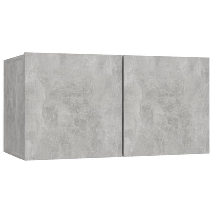 TV Cabinet Set | Concrete Grey | Engineered Wood | Standard