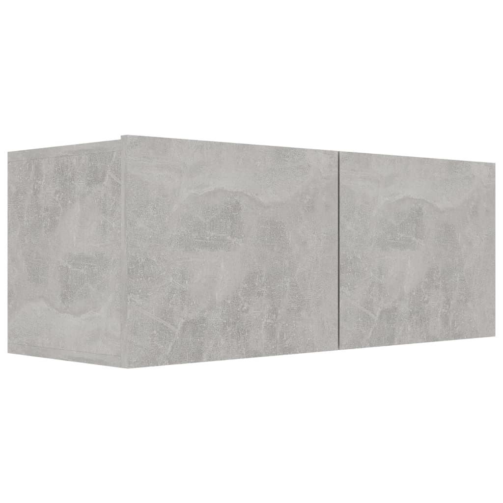 TV Cabinet Set | Concrete Grey | Engineered Wood | Standard
