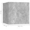 10 Piece TV Cabinet Set Concrete Grey Engineered Wood