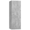 10 Piece TV Cabinet Set Concrete Grey Engineered Wood