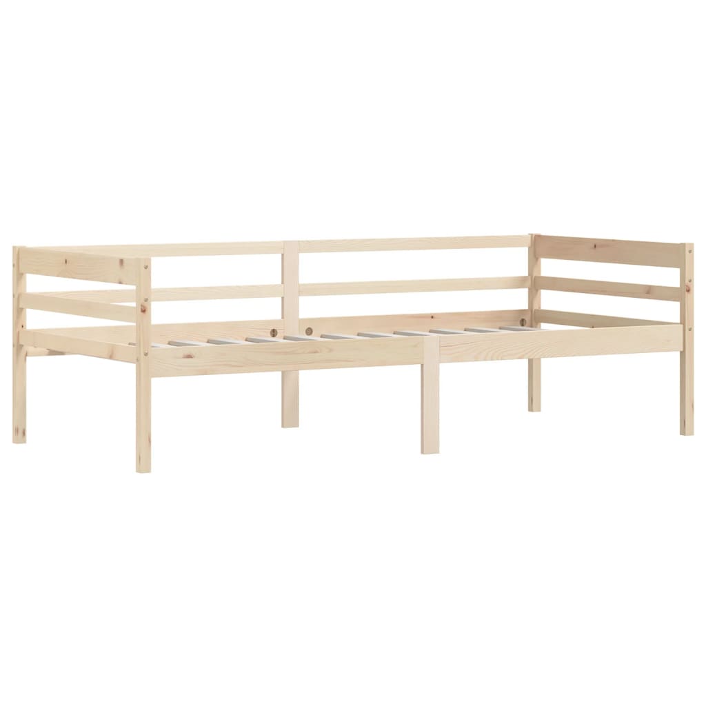 Bed Frame | Natural Wood | Solid Pinewood | Single | Durable | Bed Frame