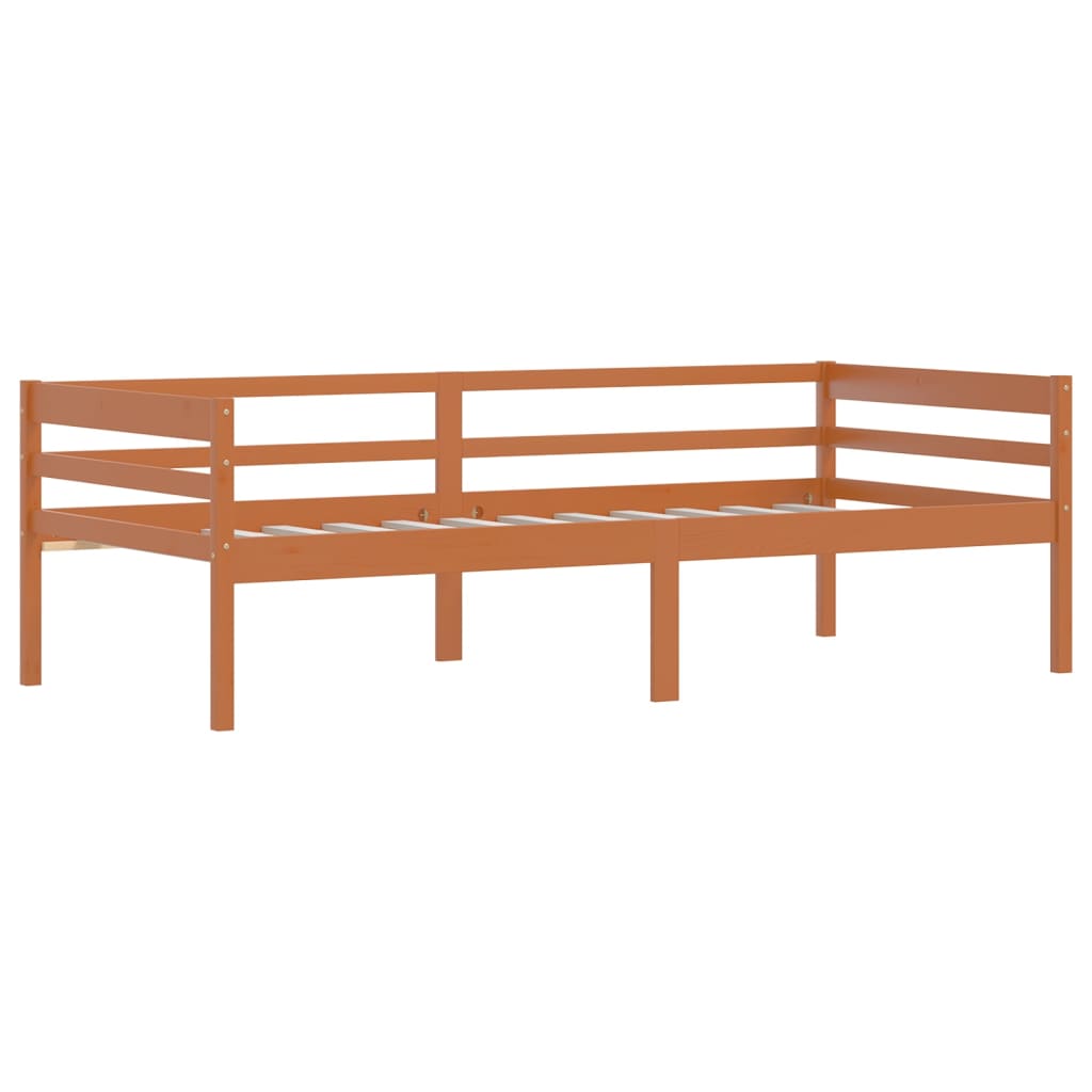 Bed Frame | Honey Brown | Solid pine | Single | Tough | Bed Frame