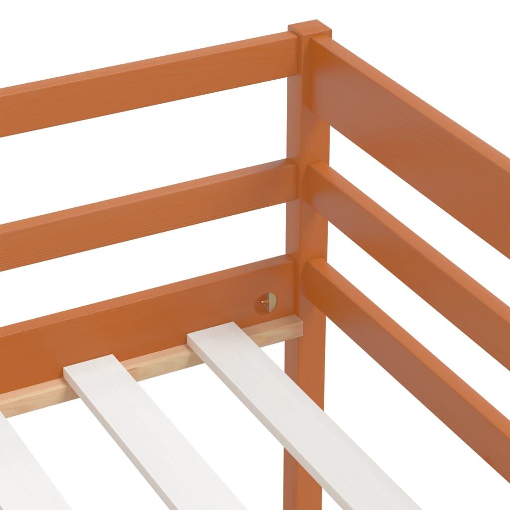 Bed Frame | Honey Brown | Solid pine | Single | Tough | Bed Frame