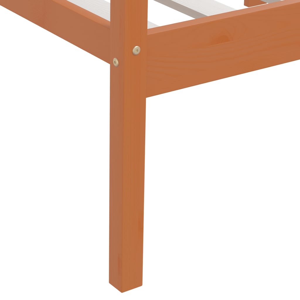 Bed Frame | Honey Brown | Solid pine | Single | Tough | Bed Frame