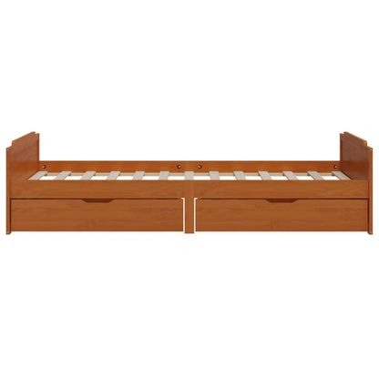 Bed Frame | Honey brown | Solid pine wood | Single | Bed Frame
