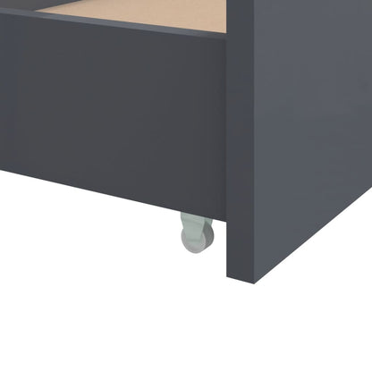 Bed Frame | Dark Grey | Solid Pine Wood | Single | Bed Frame