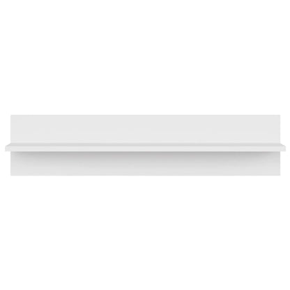 Wall Shelf 4 pcs White 80x11.5x18 cm Engineered Wood