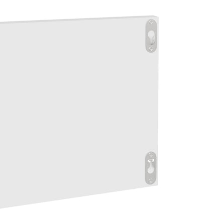 Wall Shelf 4 pcs White 80x11.5x18 cm Engineered Wood
