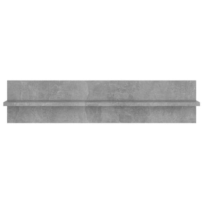 807342 vidaXL Wall Shelves 4 pcs Concrete Grey 80x11,5x18 cm Engineered Wood