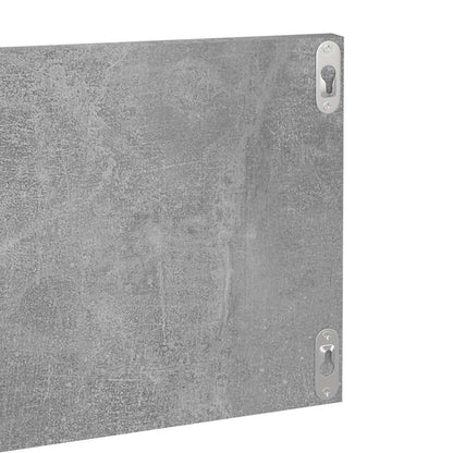 807342 vidaXL Wall Shelves 4 pcs Concrete Grey 80x11,5x18 cm Engineered Wood