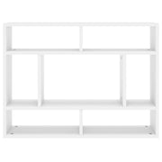 Wall Shelf White 75x16x55 cm Engineered Wood