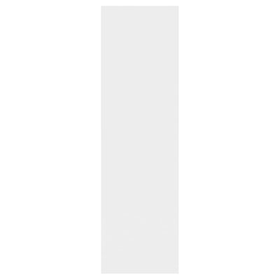 Wall Shelf White 75x16x55 cm Engineered Wood