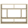 Wall Shelf Sonoma Oak 75x16x55 cm Engineered Wood