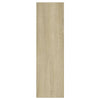 Wall Shelf Sonoma Oak 75x16x55 cm Engineered Wood