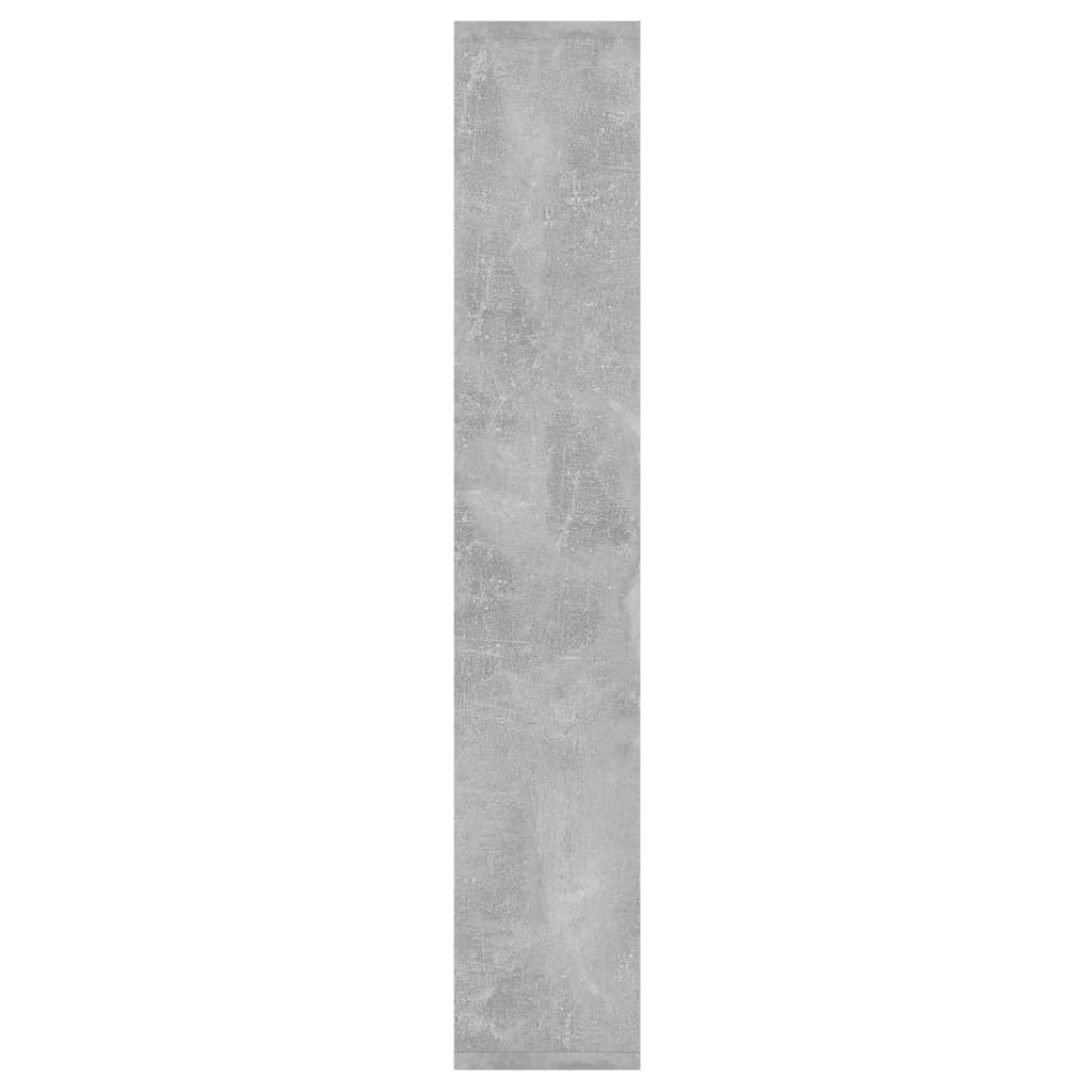 Wall Shelf Concrete Grey 36x16x90 cm Engineered Wood