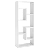 Wall Shelf High Gloss White 36x16x90 cm Engineered Wood