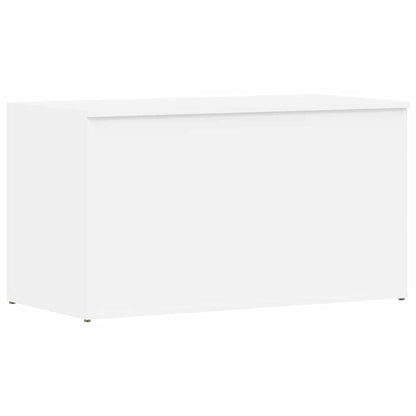 Storage Chest White 84x42x46 cm Engineered Wood