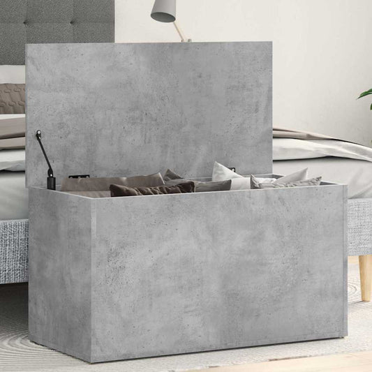 Storage Chest | Concrete grey | Engineered wood | 84x42x46 cm