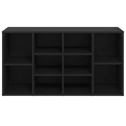 Shoe Bench Black 103x30x55 cm Engineered Wood