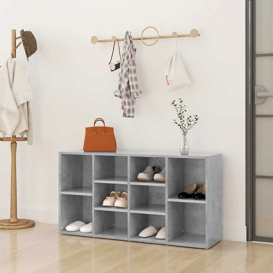 Shoe Bench | Concrete Grey | Engineered Wood | Moderate | Shoe Bench