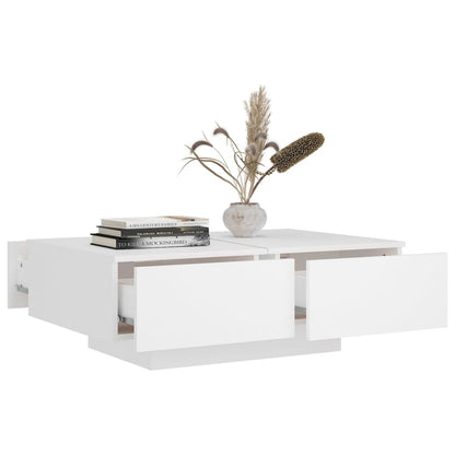 Coffee Table | White | Engineered Wood | Medium | Stylish Design