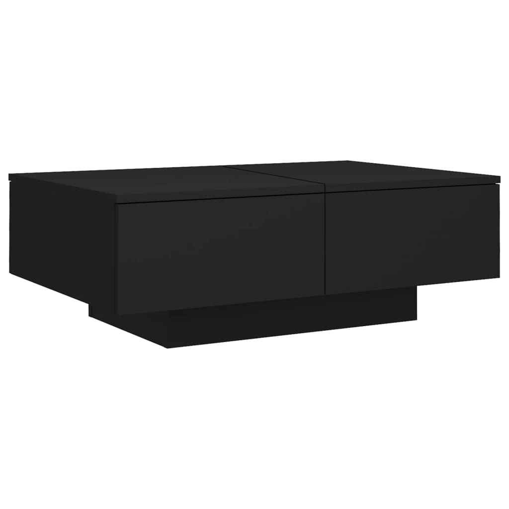 Coffee Table | Black | Engineered wood | 90 x 60 x 31 cm | Coffee Table