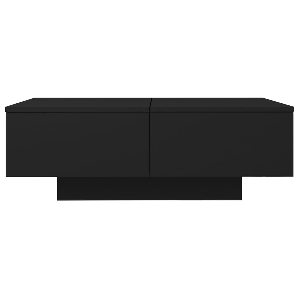Coffee Table | Black | Engineered wood | 90 x 60 x 31 cm | Coffee Table