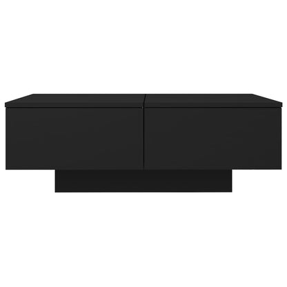 Coffee Table | Black | Engineered wood | 90 x 60 x 31 cm | Coffee Table