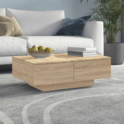 Coffee Table Sonoma Oak 90x60x31 cm Engineered Wood