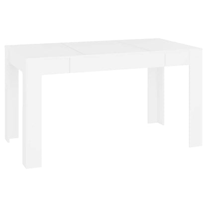 Dining Table White 55.1"x29.3"x29.9" Engineered Wood