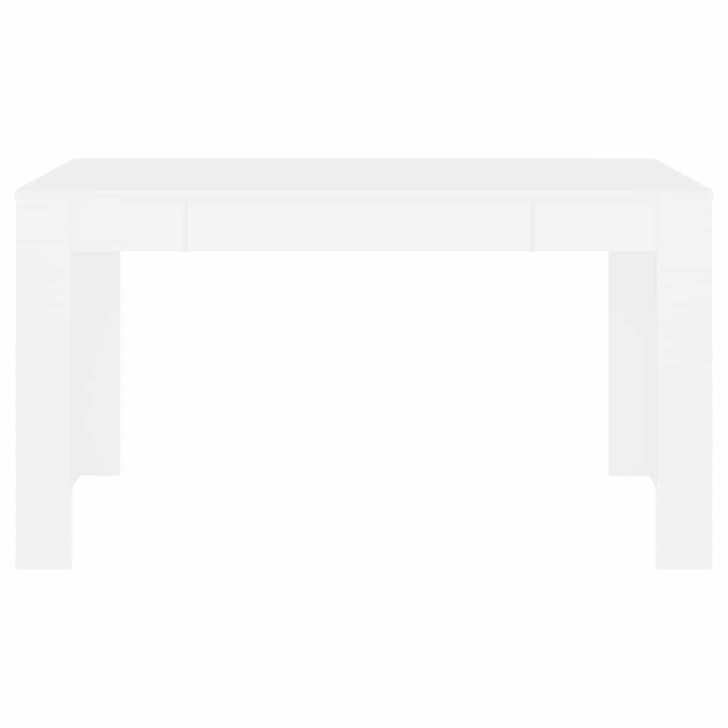Dining Table White 55.1"x29.3"x29.9" Engineered Wood
