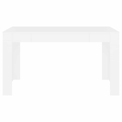 Dining Table White 55.1"x29.3"x29.9" Engineered Wood