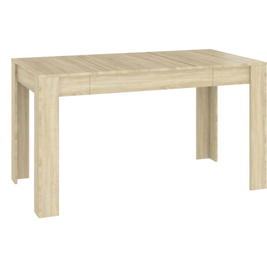 Dining Table | Sonoma Oak | Engineered Wood | Medium | Simple