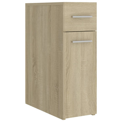 Apothecary Cabinet | Sonoma oak | Engineered wood | Compact