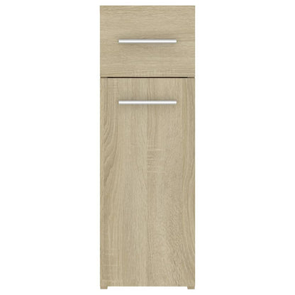 Apothecary Cabinet | Sonoma oak | Engineered wood | Compact
